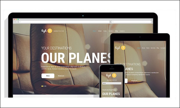 High7 - WordPress Templates for Airlines
