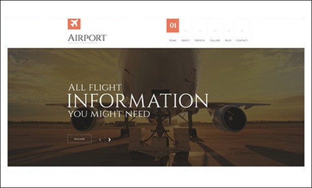 Private Airline - WordPress Templates for Airlines