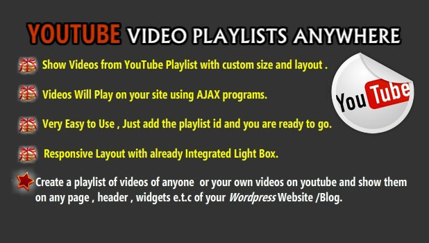 YouTube Playlists Videos Anywhere