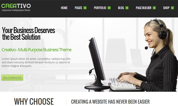 Creativo - Business WordPress Theme