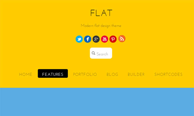 Flat - Portfolio WordPress Theme