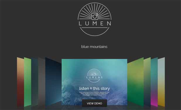 Lumen - Photography WordPress Theme