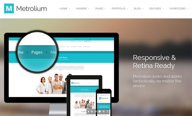 Metrolium - Business WordPress Theme