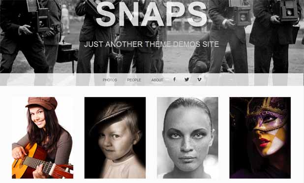 Snaps - Photography WordPress Theme
