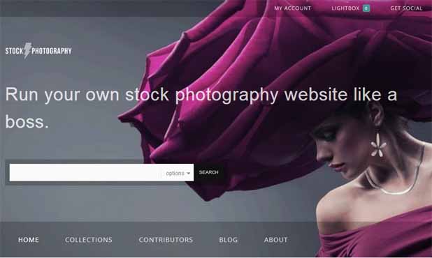 Stock Photography - Photography WordPress Theme