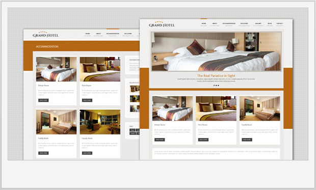 Grand Hotel - Hotels and Resorts WordPress Theme