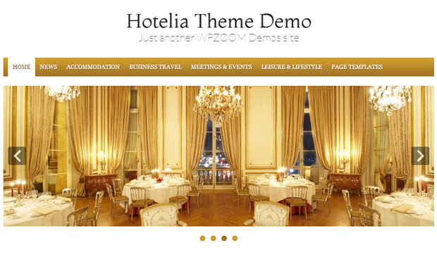 Hotelia - Hotels and Resorts WordPress Theme