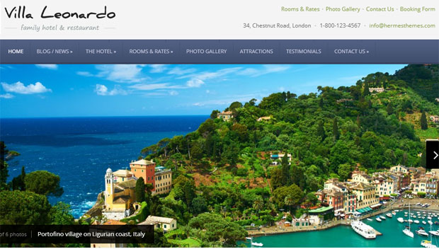 Leonardo - Hotels and Resorts WordPress Theme