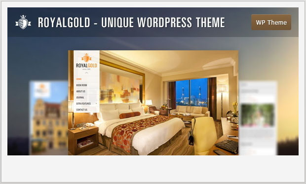 RoyalGold - Hotels and Resorts WordPress Theme