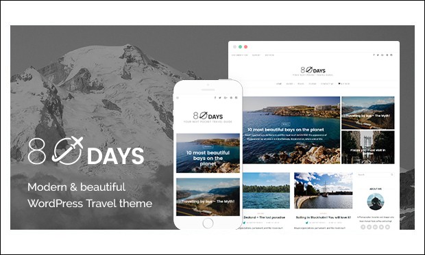 8Days - Travel Agency WordPress themes