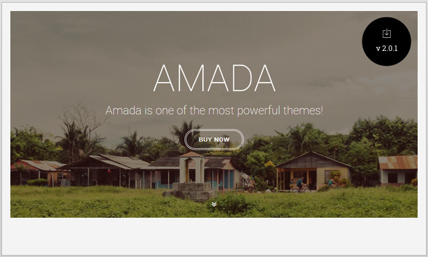 Amada -Flat Design WordPress theme