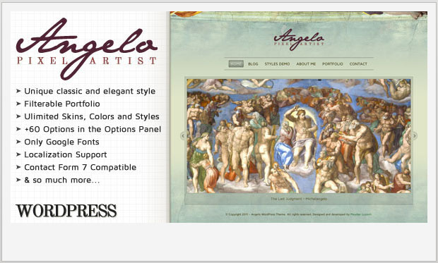 Angelo -WordPress Theme for Authors