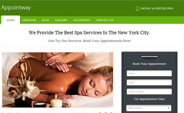 Appointway - Salons and Spas WordPress Theme