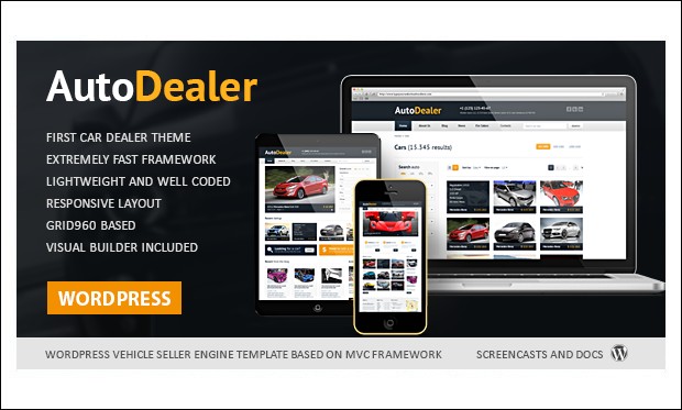 Autodelear - Car Dealer WordPress Themes
