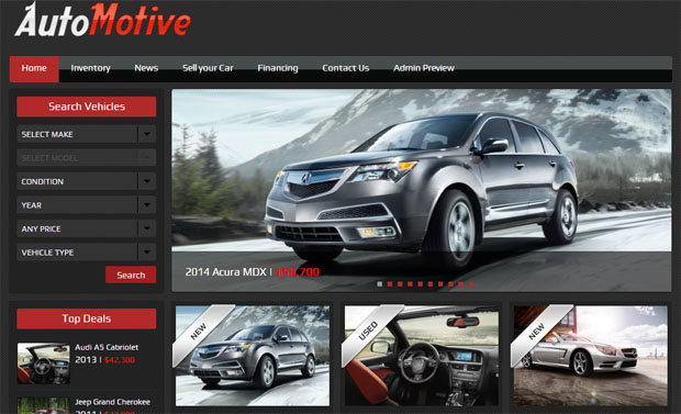 Automotive - Car Dealer WordPress Theme