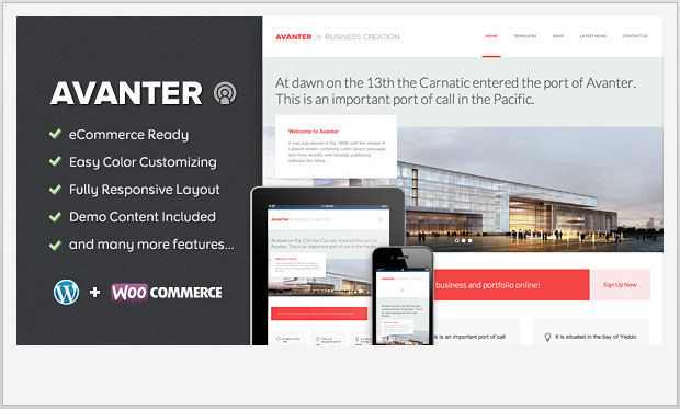 Avanter - Architects WordPress Theme