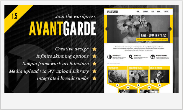 Avantgarde - Creative WordPress Theme