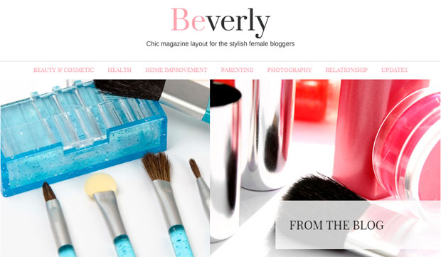 Beverly - Blogger WordPress Theme