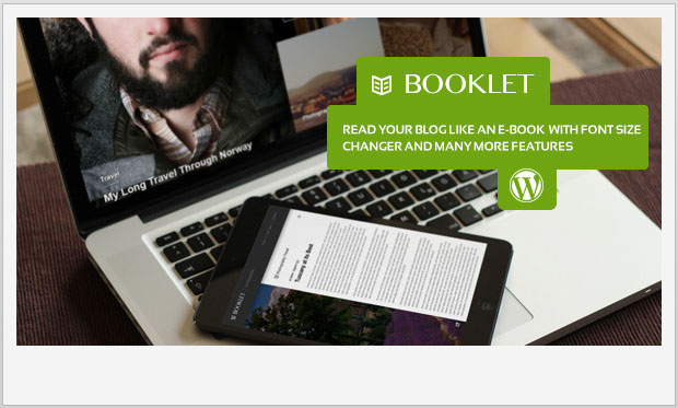 Booklet - Blogger WordPress Theme