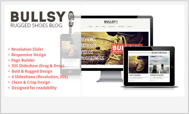 Bullsy - Blogger WordPress Theme