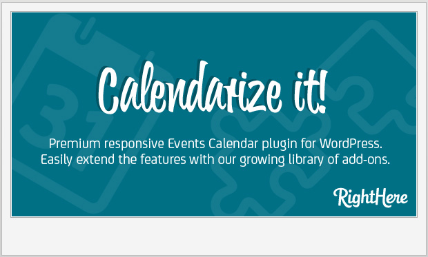 Calendarize it Plugin
