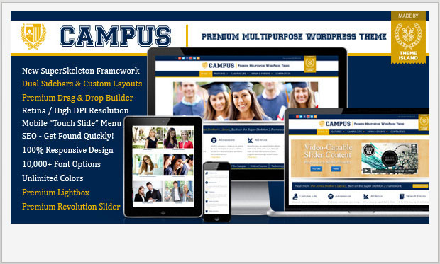Campus - Education WordPress Theme