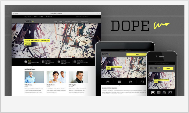 Dope -Best WordPress theme for creative agencies