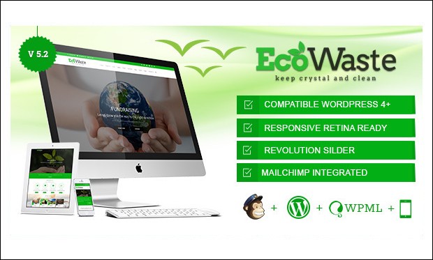 Eco waste - Environment WordPress Themes