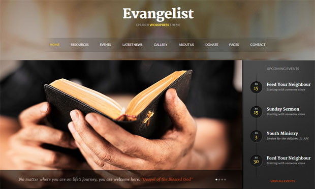 Evangelist - Non Profit WordPress Theme