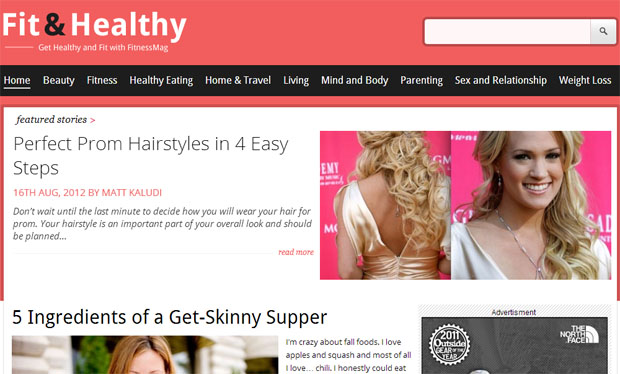 Fit&Healthy - Fitness WordPress Theme