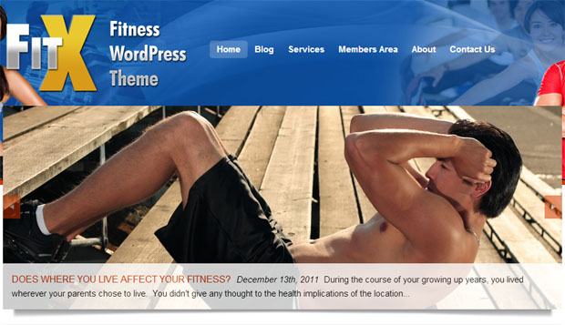 FitX - Fitness WordPress Theme