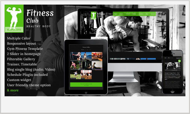 Fitness Club - Fitness WordPress Theme