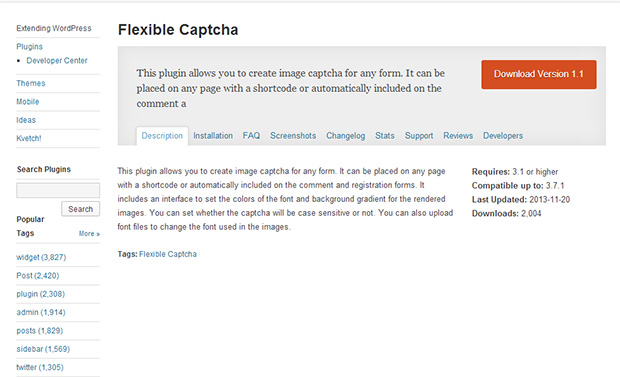 Flexible Captcha -WordPress Captcha Plugin