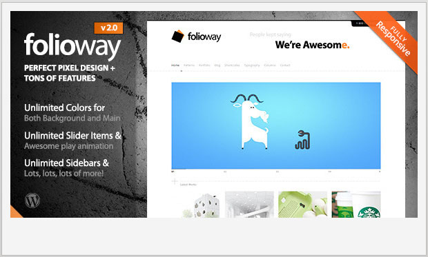 Folioway - Ajax WordPress Theme