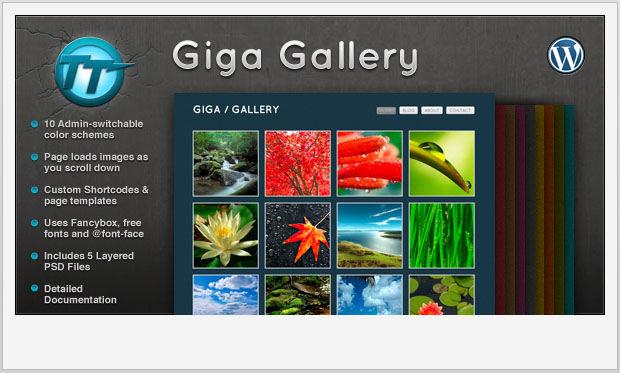 Giga Gallery - Art Portfolio WordPress Theme