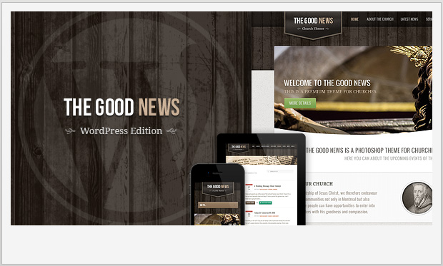 Good News -WordPress Theme for Churches