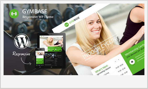 GymBase - Fitness WordPress Theme