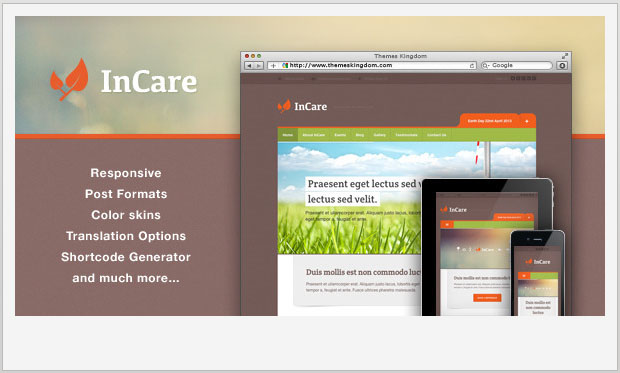 In Care - Non Profit WordPress Theme