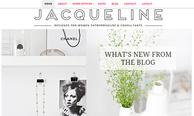 JACQUELINE -WordPress Theme for Women