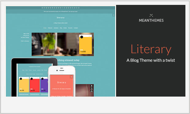 Literary - eBook Showcase WordPress Theme