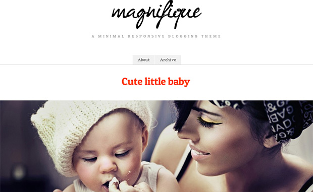Magnifique -WordPress Theme for Women