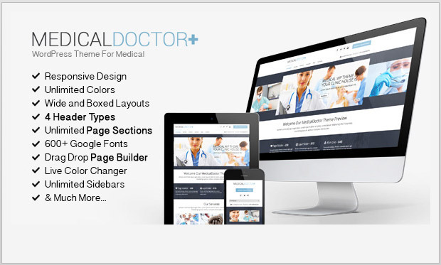 MedicalDoctor - Dentist WordPress theme