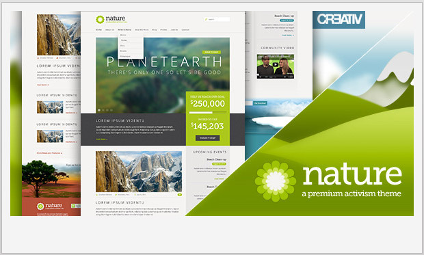Nature - Environmental WordPress Theme