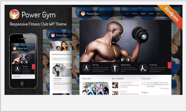Power Gym - Fitness WordPress Theme