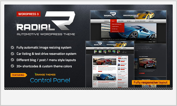 Radial - Car Dealer WordPress Theme