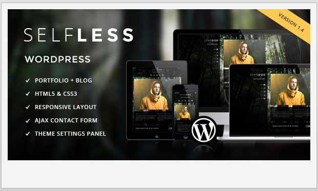 Selfless - vCard WordPress Theme