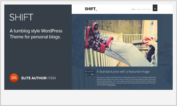 Shift -Flat Design WordPress theme