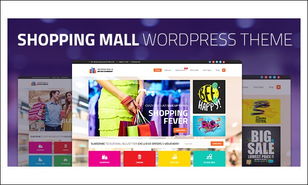 Shopping Mall - Unique Business Websites WordPress Themes