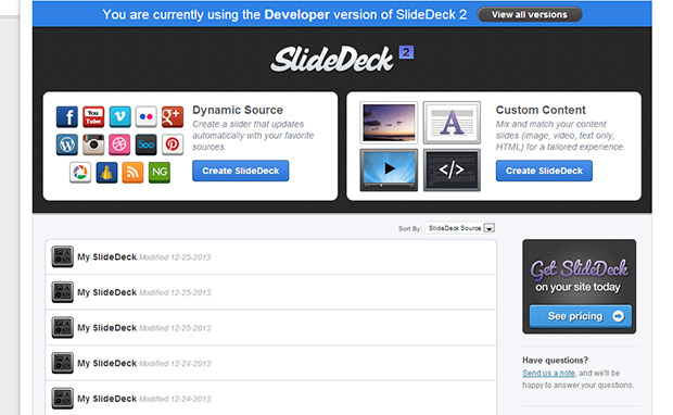 SlideDeck -WordPress jQuery Slideshow Plugin