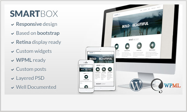 SmartBox - Bootstrap WordPress Theme